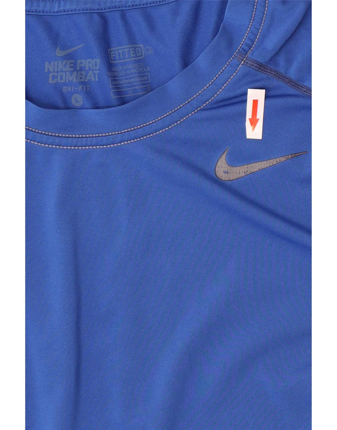 Camiseta Nike Masculina Dri Fit Top Grande Azul Poliéster