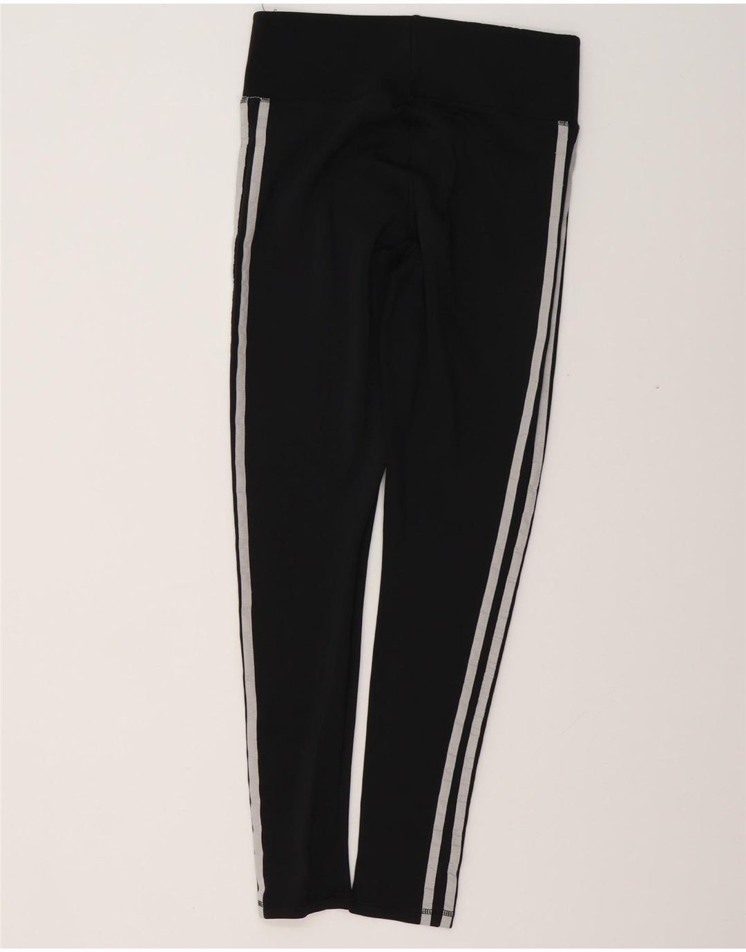 ADIDAS Womens Climalite Leggings UK 12/14 Médio Preto Poliéster