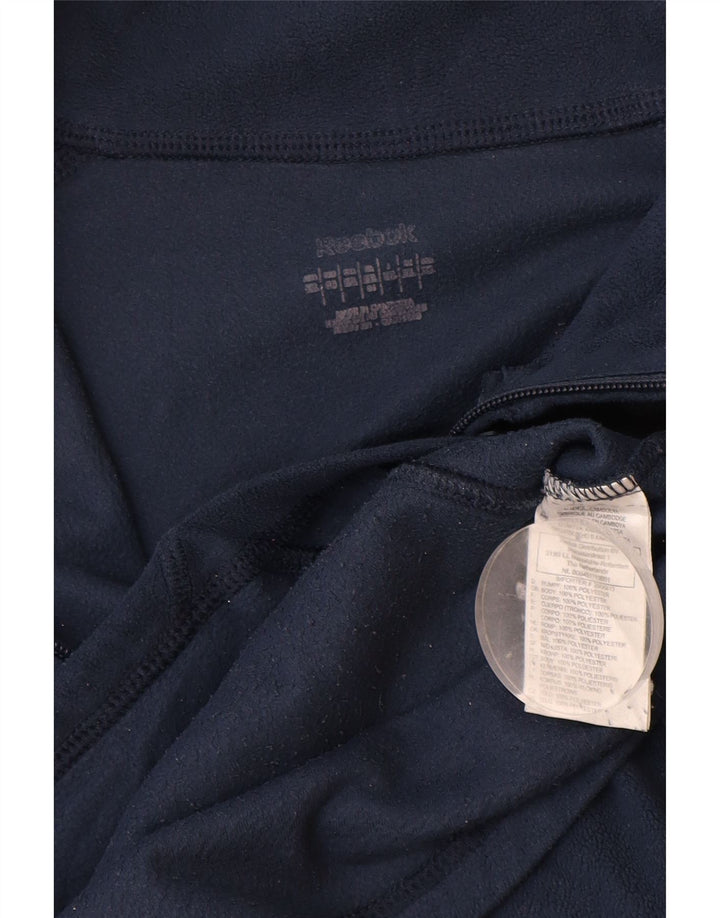 Jaqueta de lã masculina REEBOK UK 42 XL poliéster azul marinho