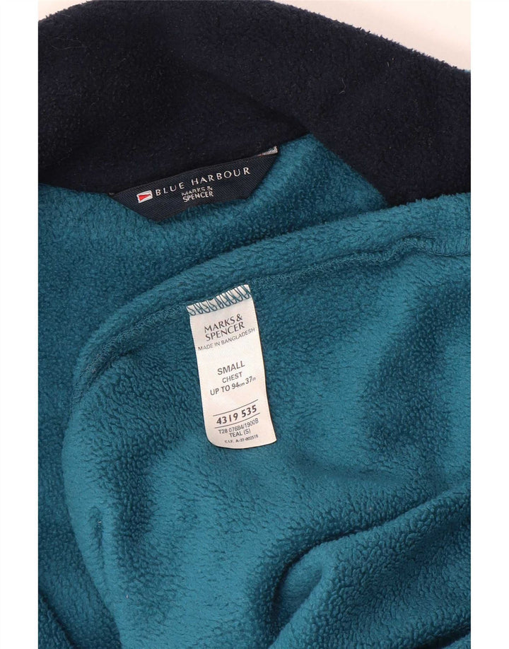 Jaqueta masculina de lã Marks & Spencer Blue Harbor Reino Unido 36 poliéster pequeno