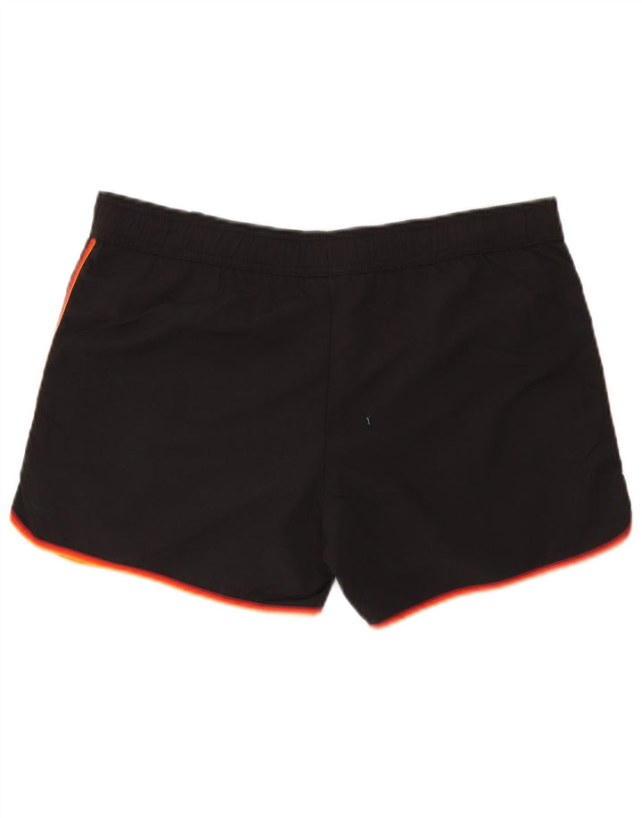 Shorts esportivos masculinos Ellesse grande bloco colorido preto