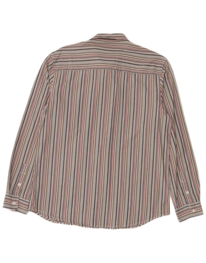 Camisa masculina Wrangler grande algodão listrado multicolorido
