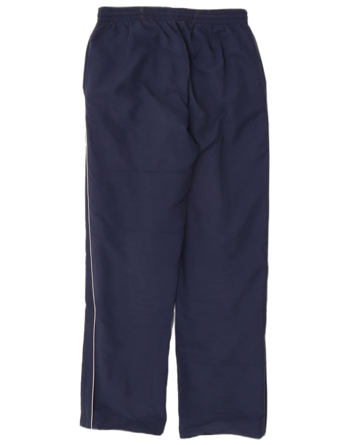 Calça de treino masculina Asics pequena azul marinho poliéster
