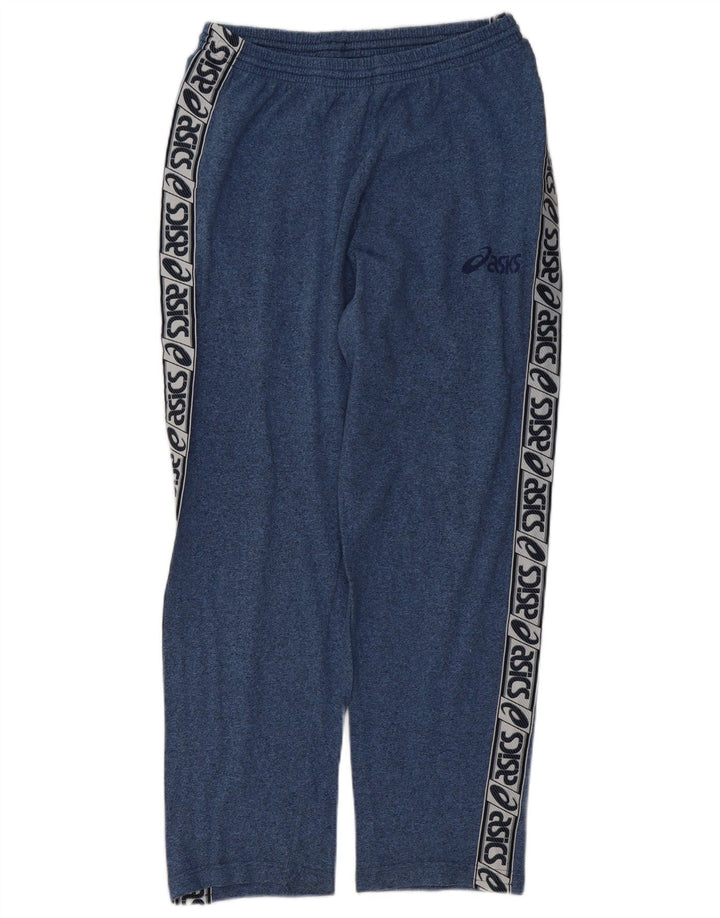 Calça de treino masculina Asics Graphic grande algodão azul marinho