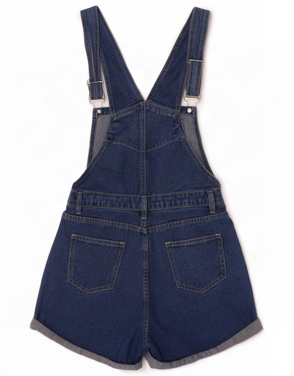 Shorts jeans feminino vintage W28 azul médio