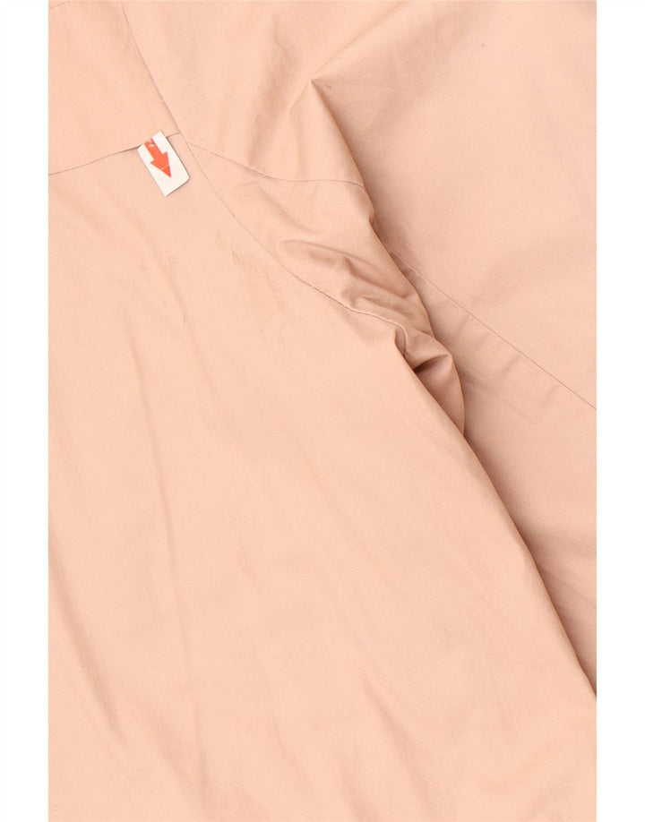 Jaqueta parka feminina com capuz Marks & Spencer Reino Unido 14 grande algodão rosa