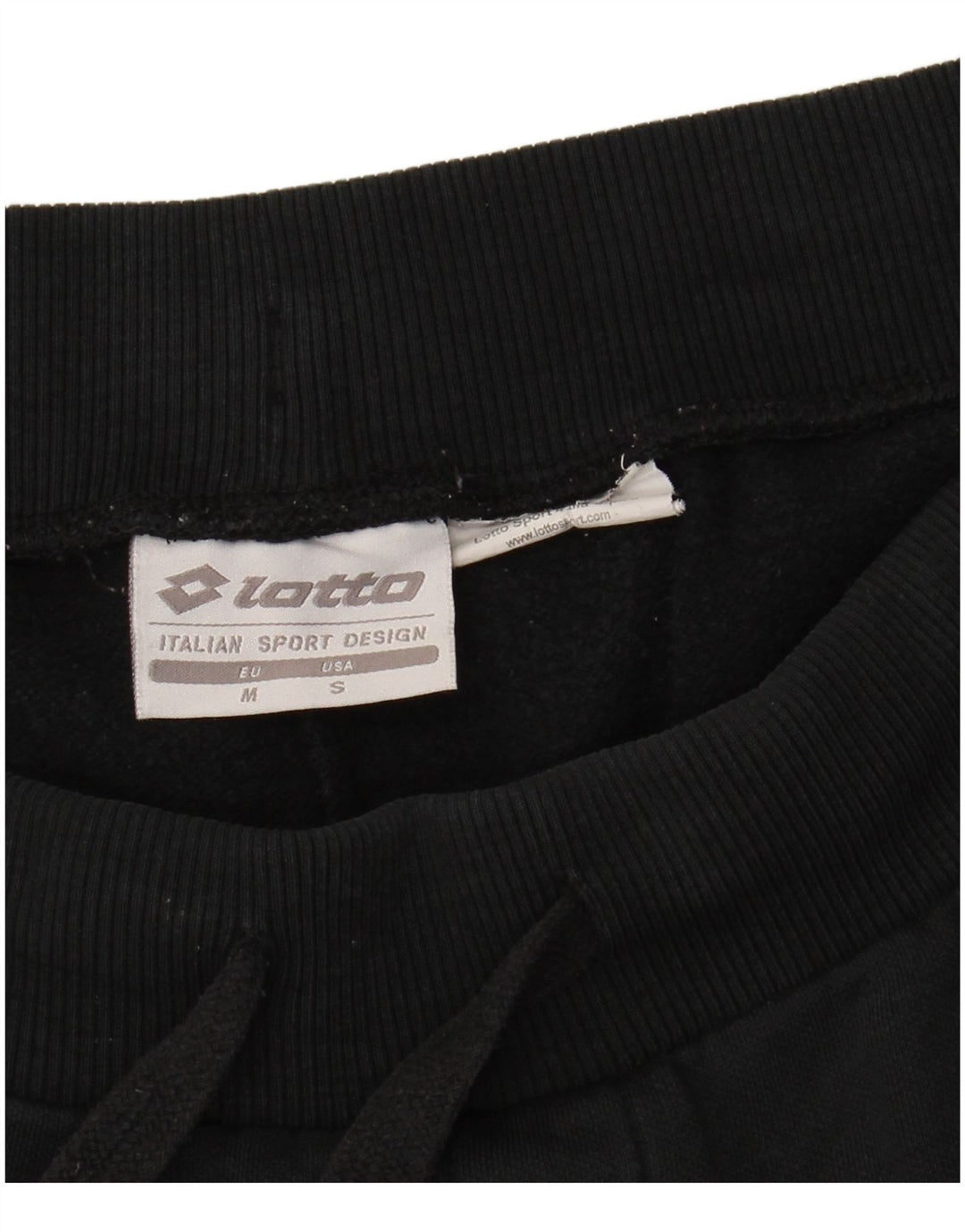 LOTTO Calça de treino masculina gráfica Joggers médio preto