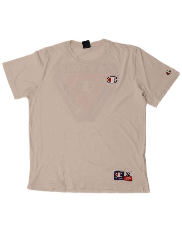 Camiseta masculina Champion New York Graphic Top XL branca