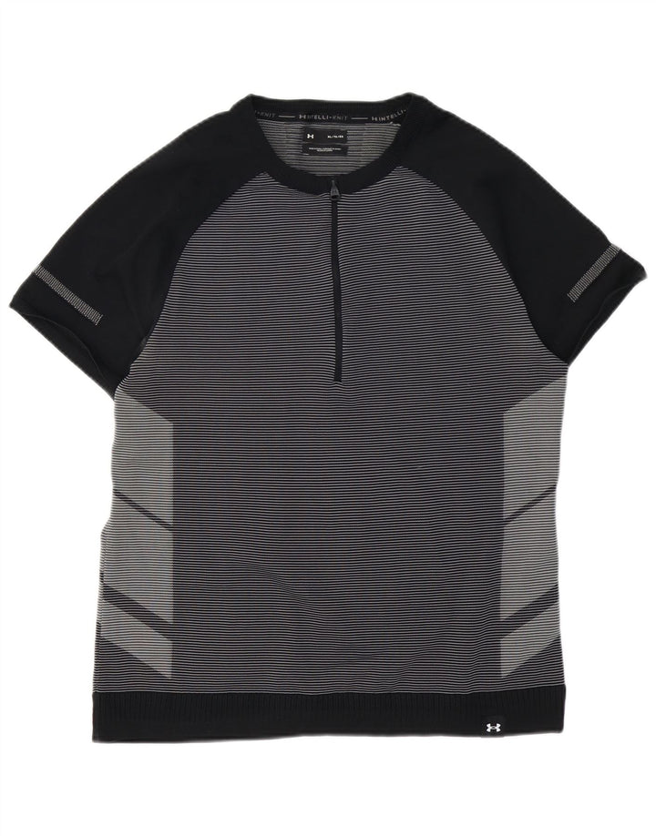 Camiseta masculina UNDER ARMOUR Top XL poliéster listrado preto