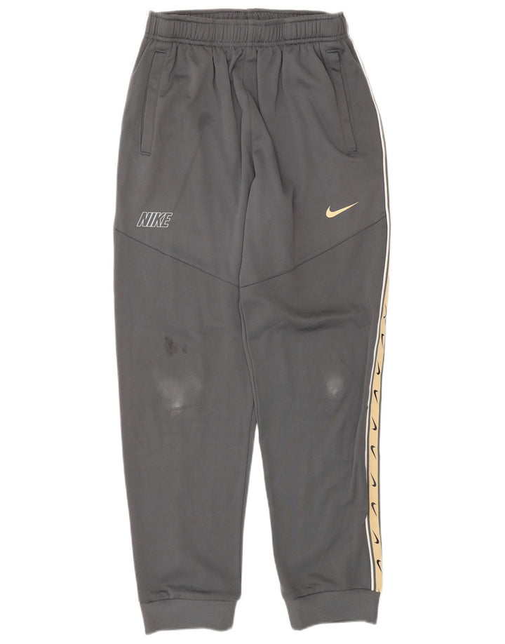 NIKE Meninos Dri Fit Graphic Calças de treino Joggers 13-14 anos XL Cinza