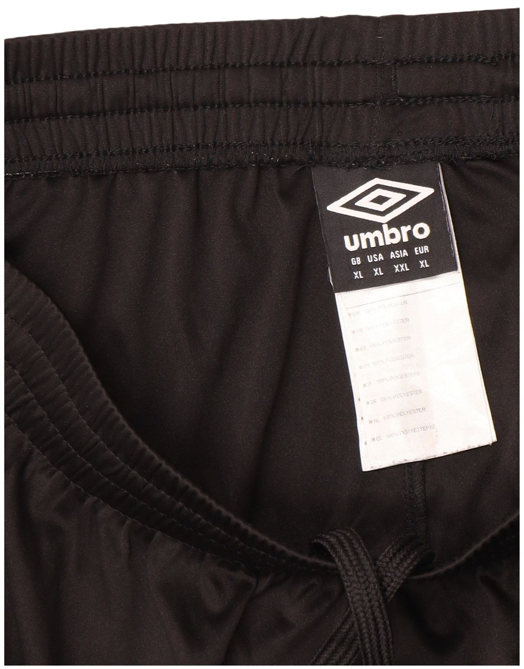 Umbro Mens Sport Shorts XL Poliéster Preto