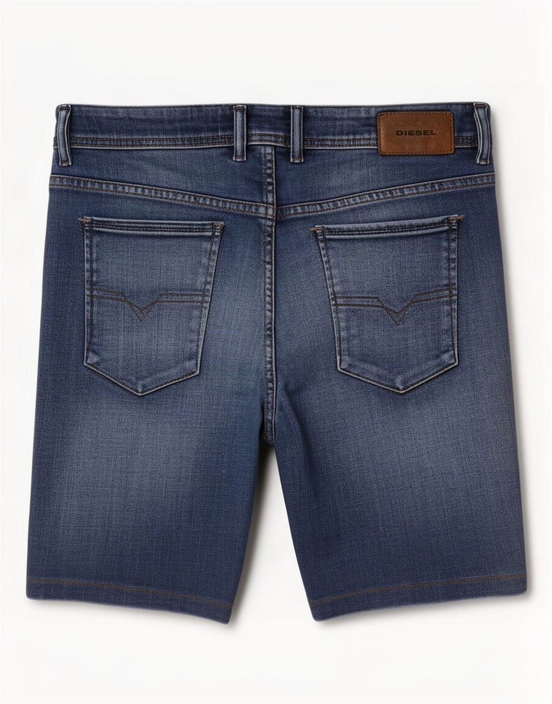 Shorts jeans Diesel masculino Sleenker W33 azul médio