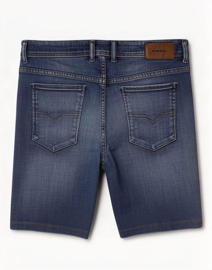 Shorts jeans Diesel masculino Sleenker W33 azul médio