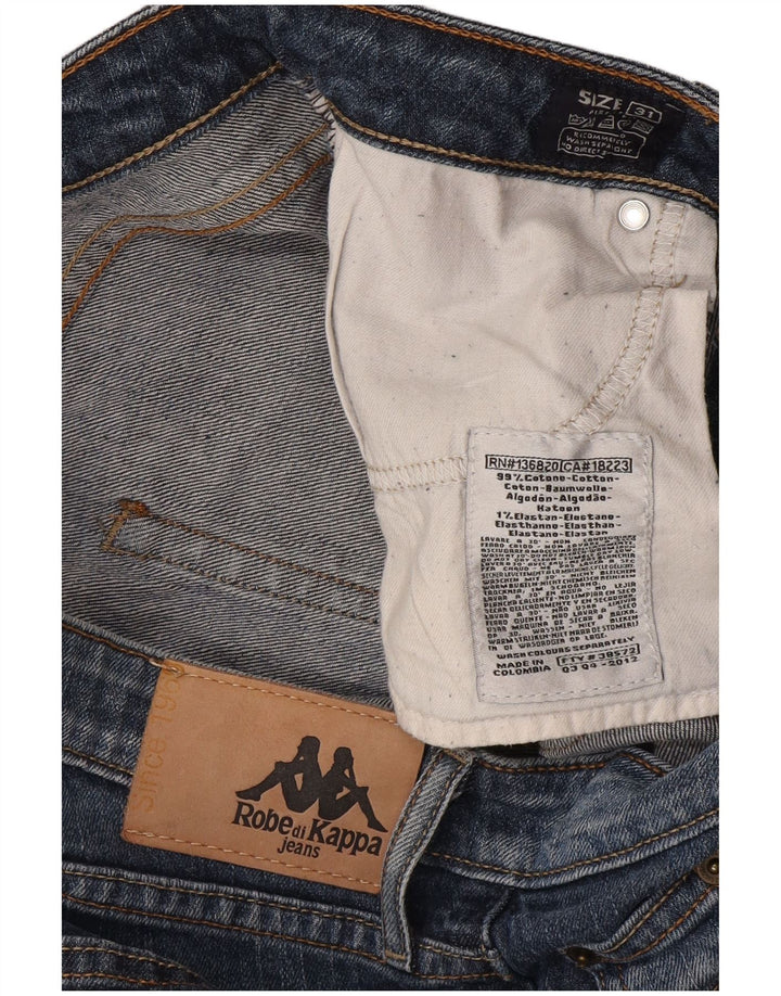 Kappa Jeans Slim Feminino W31 L33 Azul Algodão