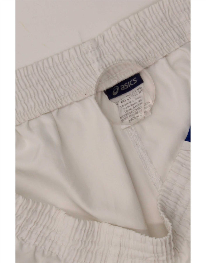Asics Mens Sport Shorts Grande Branco Colourblock Poliéster