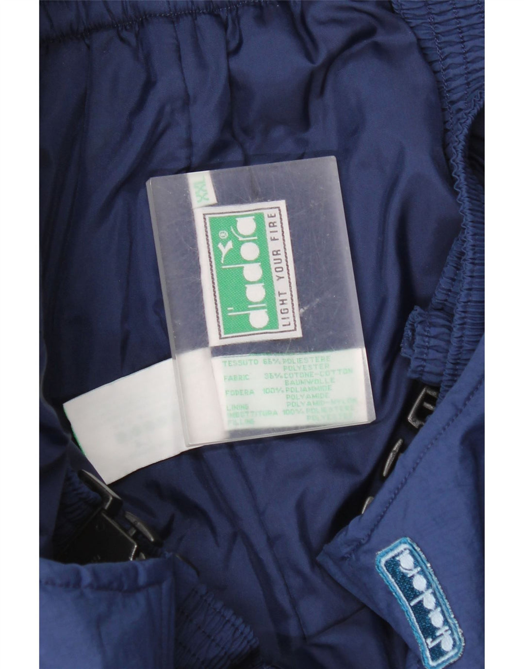 Calças de esqui femininas Diadora UK 20 2XL azul poliéster