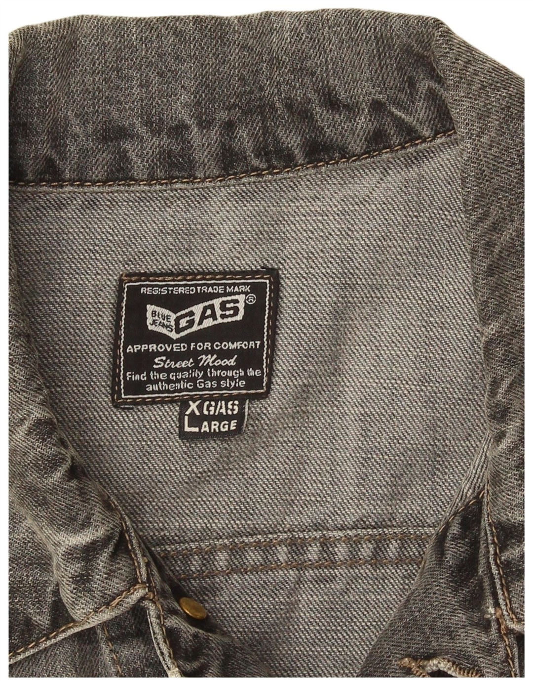 Jaqueta jeans feminina Gas UK 18 XL cinza