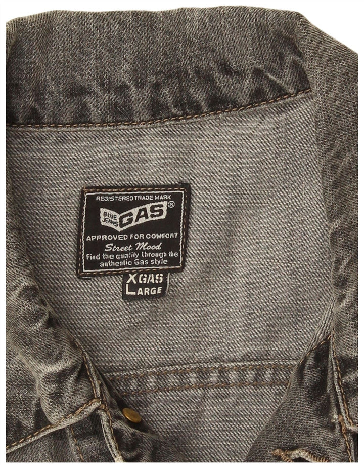 Jaqueta jeans feminina Gas UK 18 XL cinza