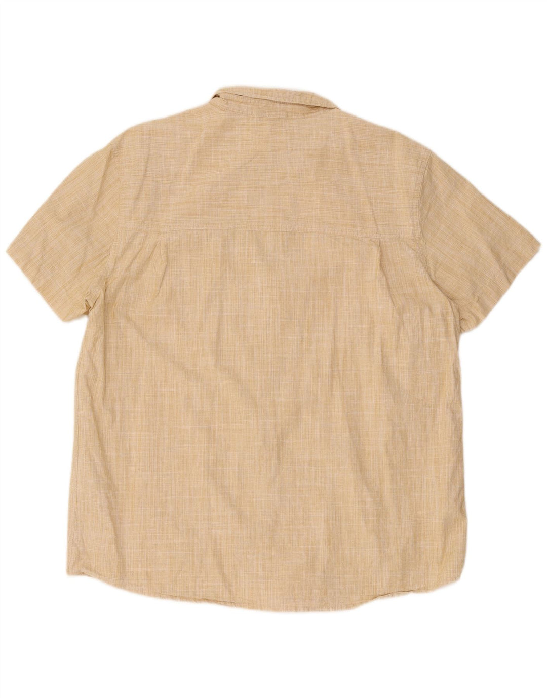 Camisa masculina de manga curta 2XL poliéster bege da Mountain Warehouse