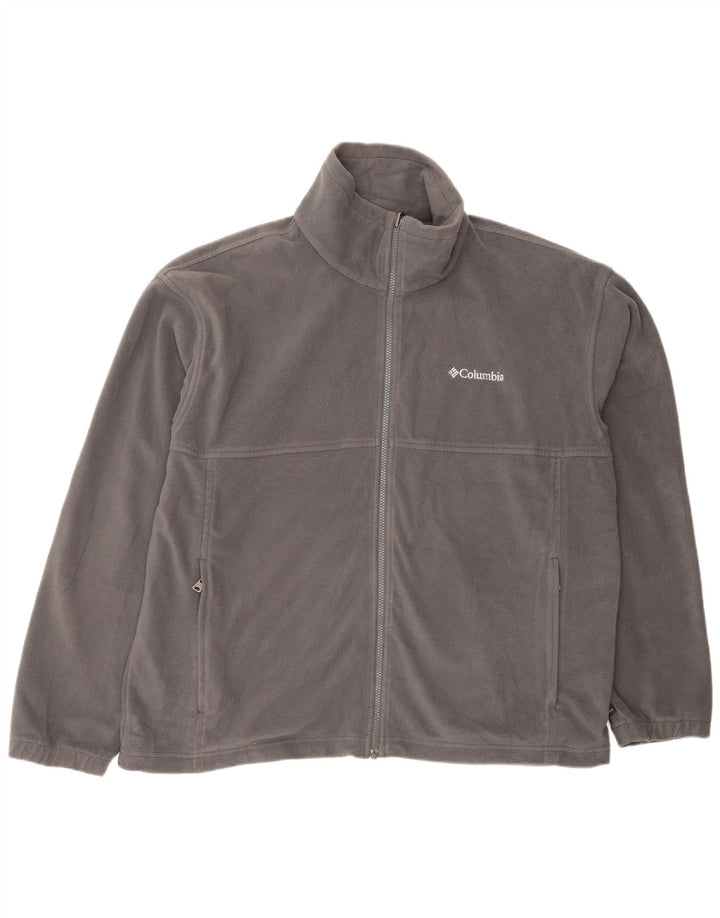 Jaqueta masculina de lã COLUMBIA Interchange Liner UK 42 XL poliéster cinza