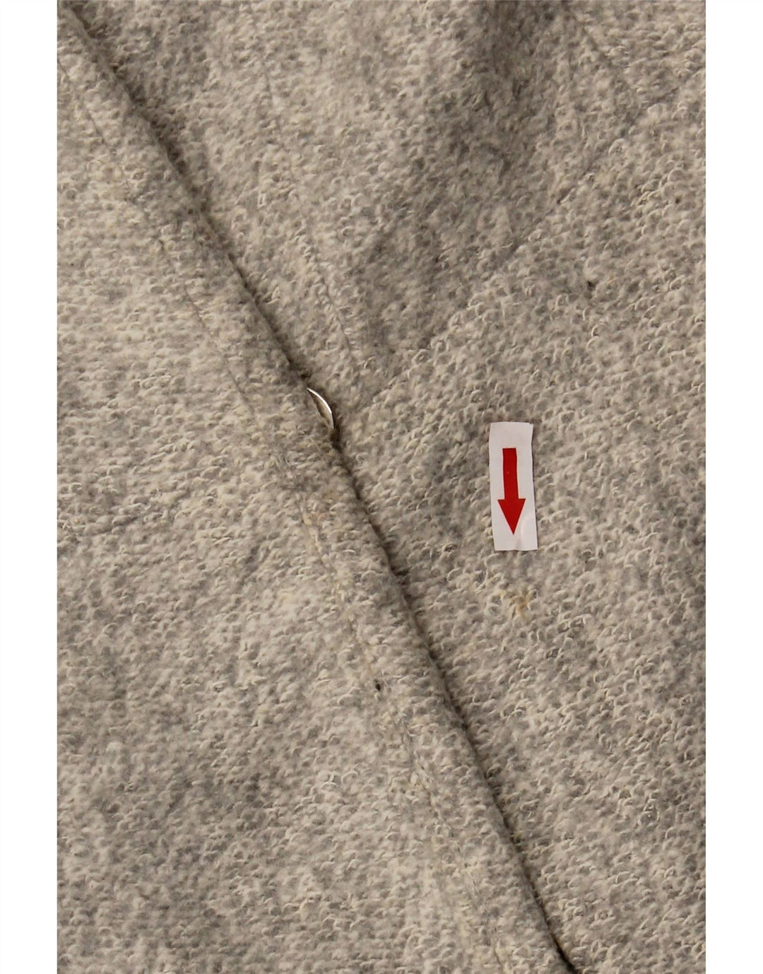 Sobretudo feminino Zara UK 14 grande poliéster cinza