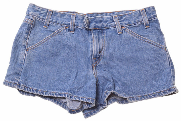 Shorts jeans feminino LEVI'S W30 algodão azul