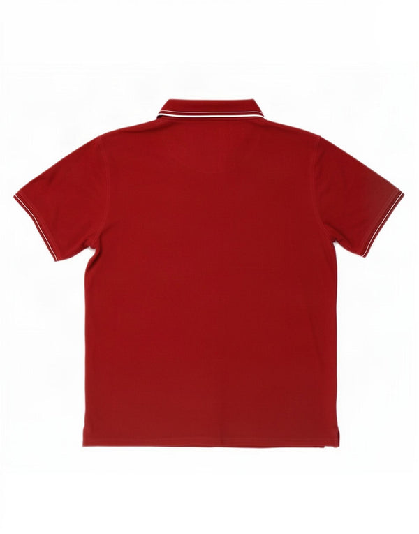 Camisa polo masculina Lyle & Scott 2XL algodão vermelho