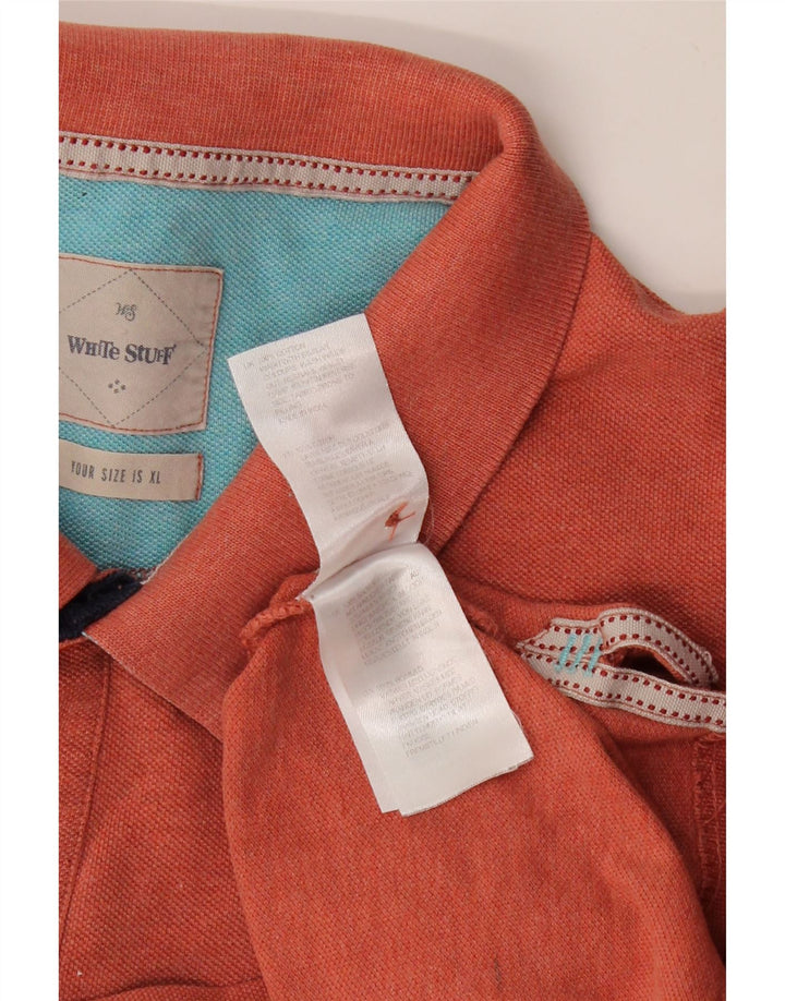Camisa polo masculina WHITE STUFF XL algodão marrom