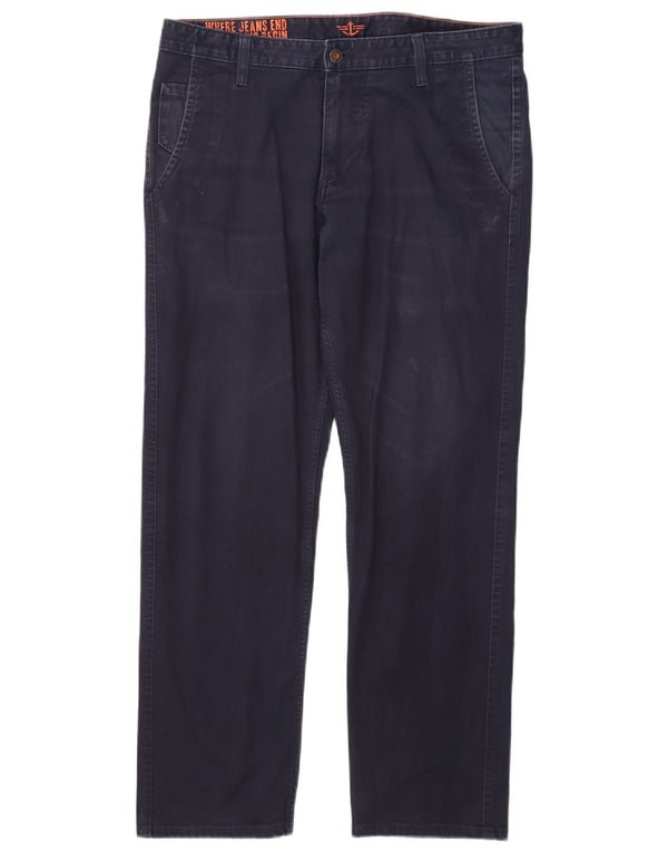 Calça jeans masculina Dockers reta W34 L28 algodão azul marinho