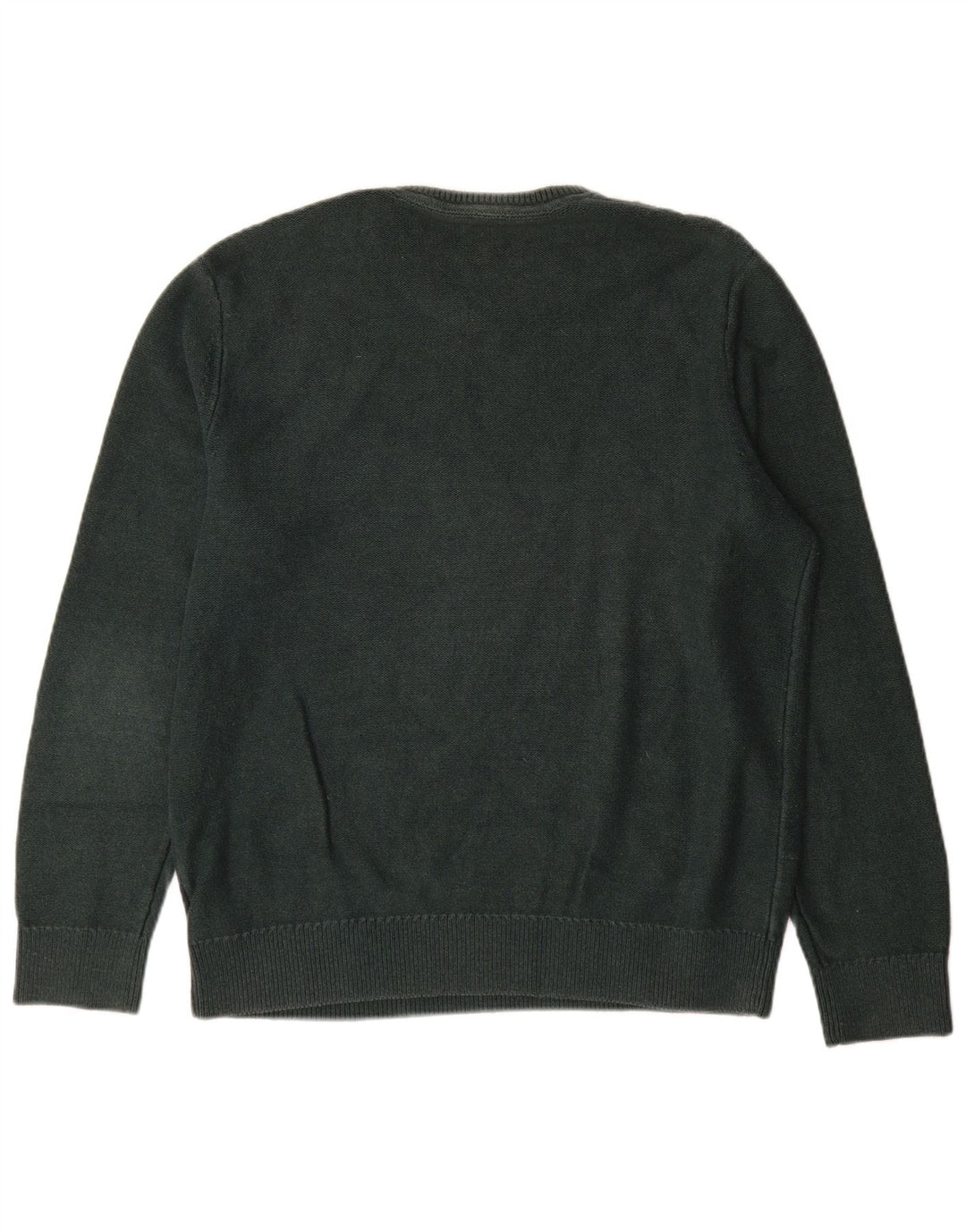 Suéter masculino Gap com gola redonda, grande algodão verde