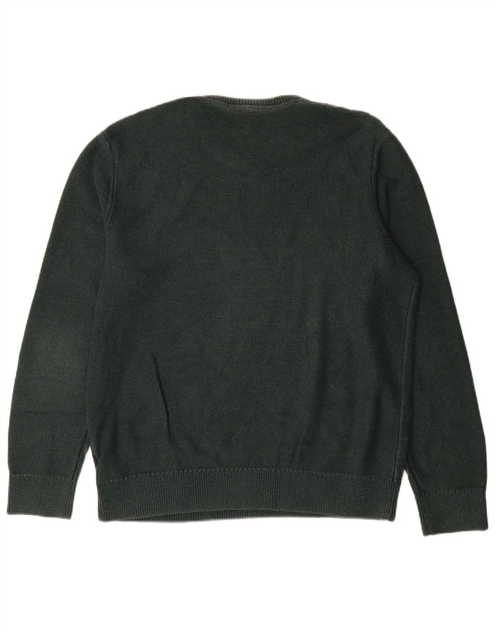 Suéter masculino Gap com gola redonda, grande algodão verde