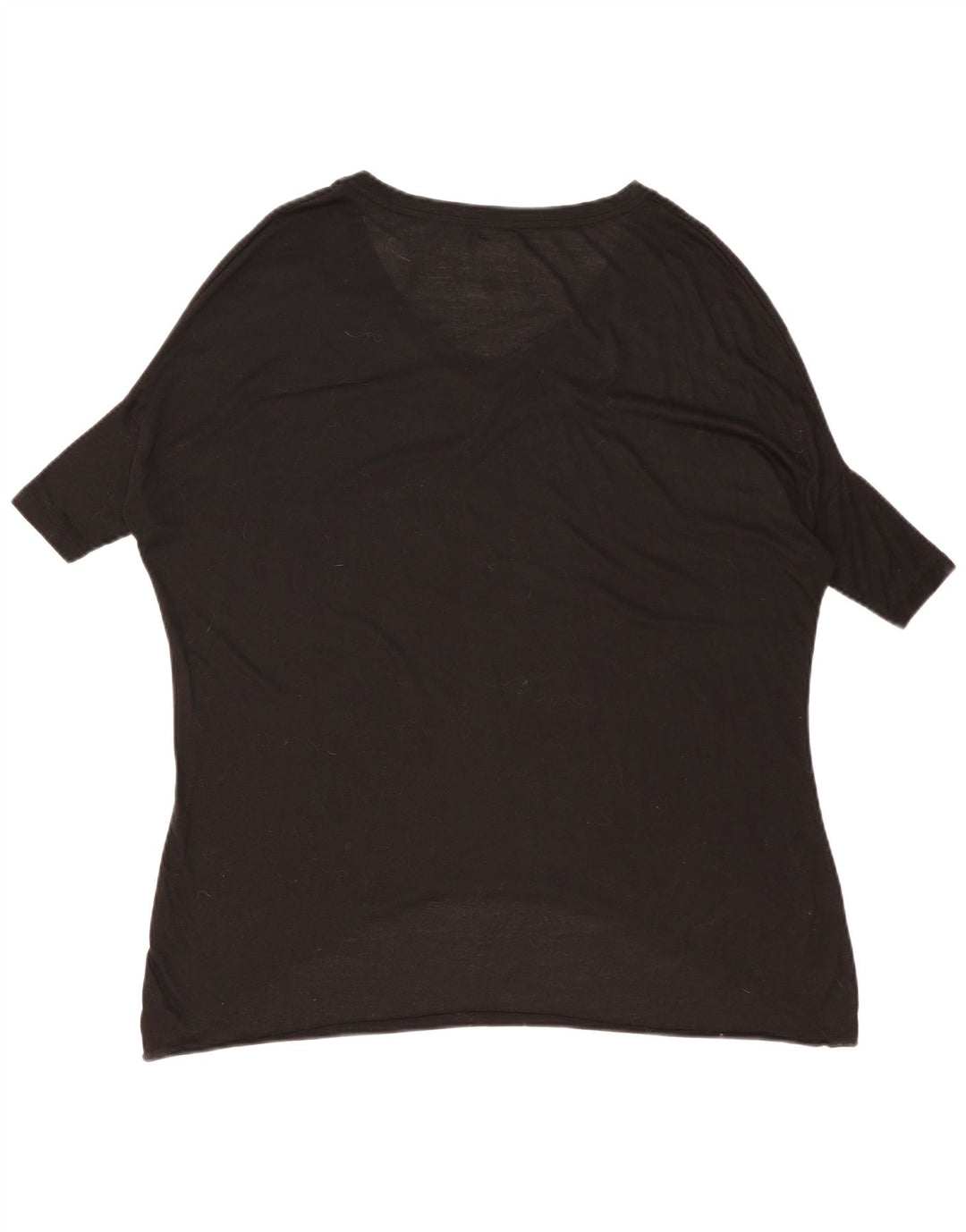 Túnica feminina Zara Oversized UK 10 pequena preta