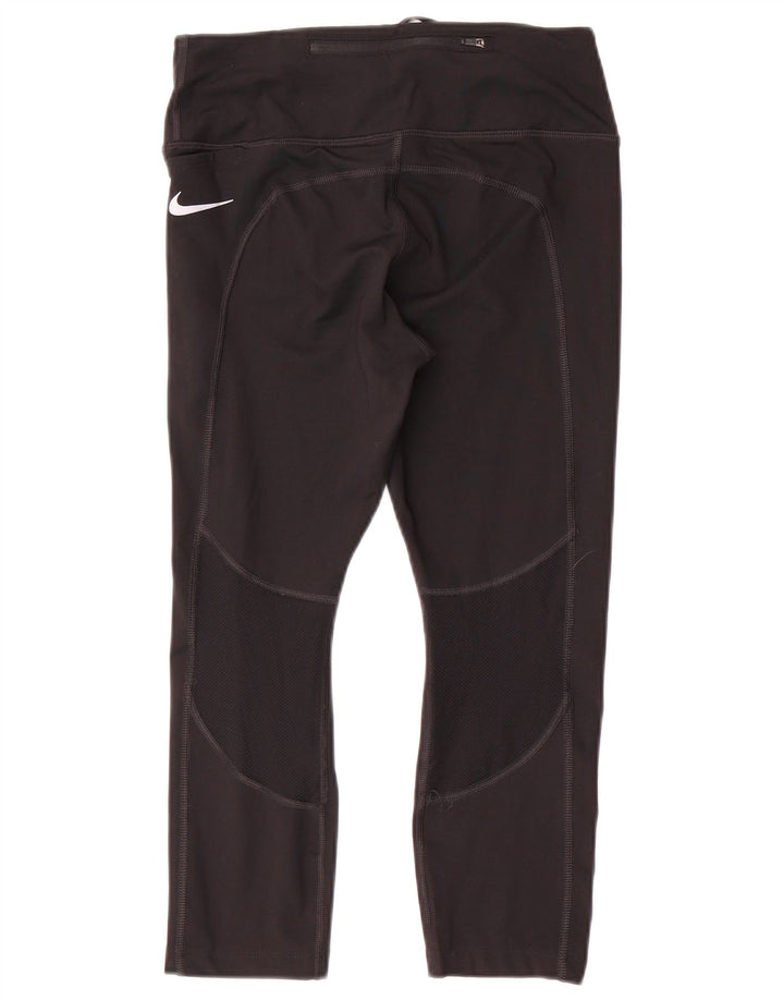 Leggings Nike Dri Fit Capri UK 14 Médio Preto Poliéster