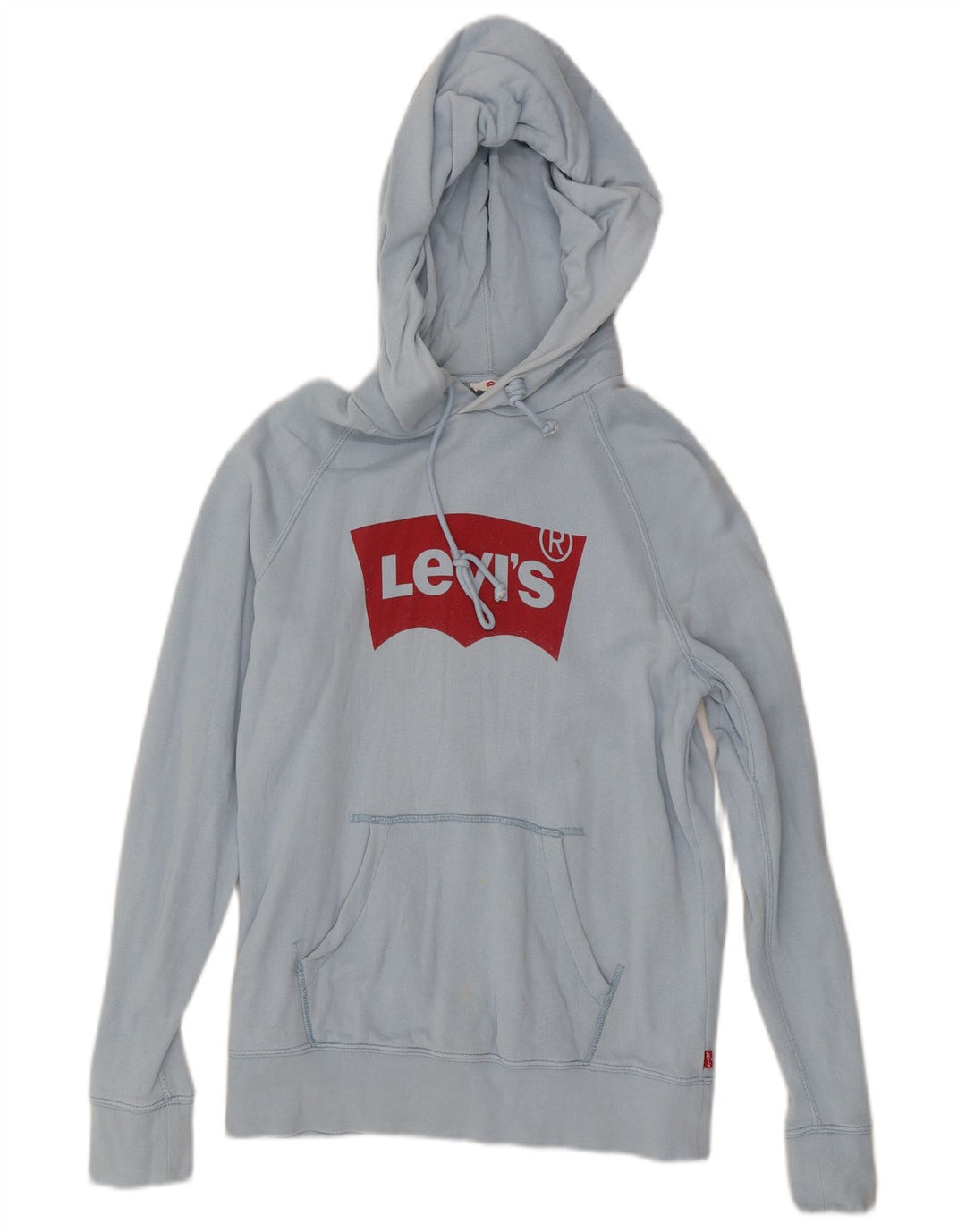 Suéter com capuz gráfico masculino Levi's XS azul