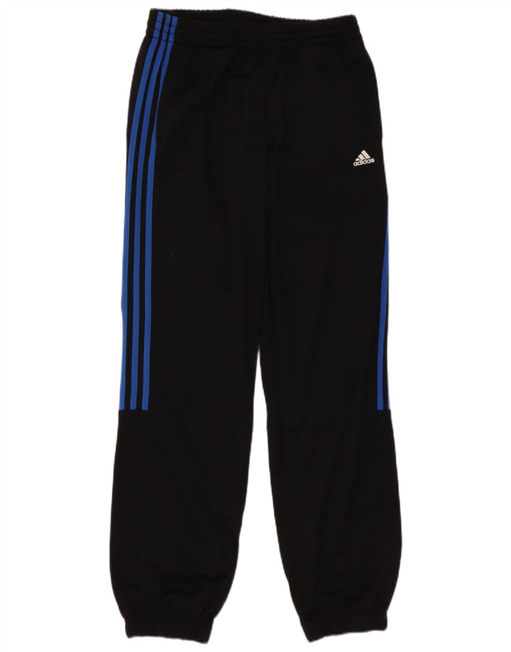 Adidas meninos calças de treino joggers 15-16 anos preto poliéster
