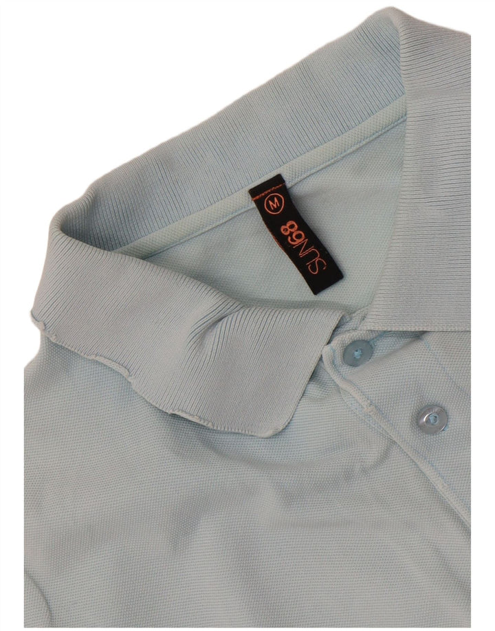 Camisa pólo masculina Sun68 azul médio