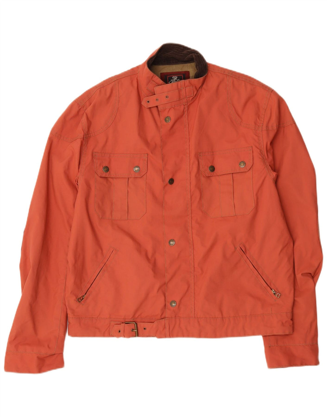 Jaqueta utilitária masculina Warren Webber UK 44 2XL laranja nylon