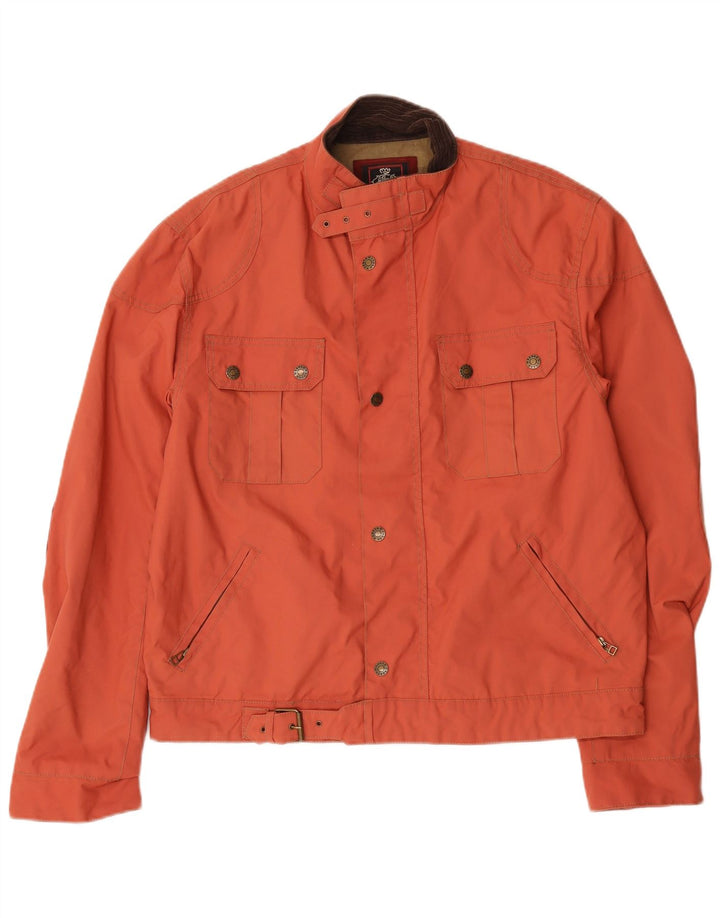 Jaqueta utilitária masculina Warren Webber UK 44 2XL laranja nylon