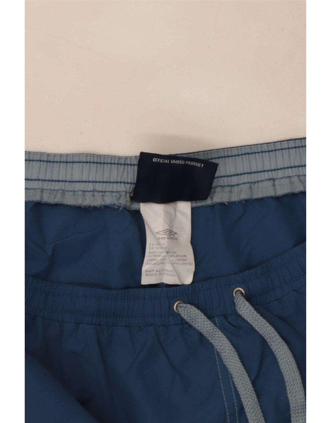 Shorts de natação feminino Umbro UK 18 XL azul poliéster