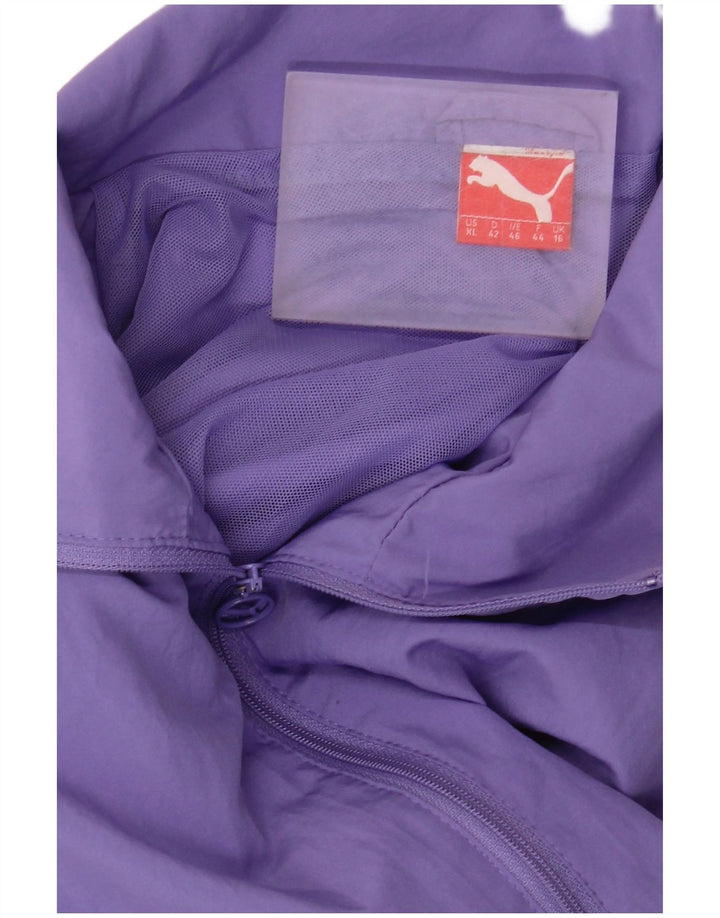 Puma Mulheres Treino Top Jacket UK 18 XL Roxo