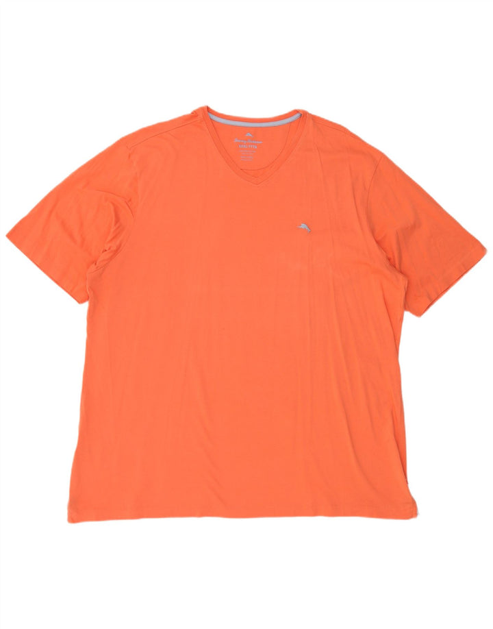 TOMMY BAHAMA Camiseta masculina Top 3XL Algodão Laranja