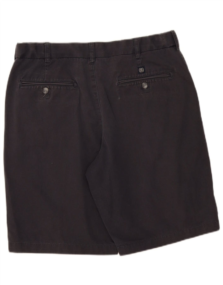 Shorts chino masculino Marks & Spencer W32 algodão azul marinho médio