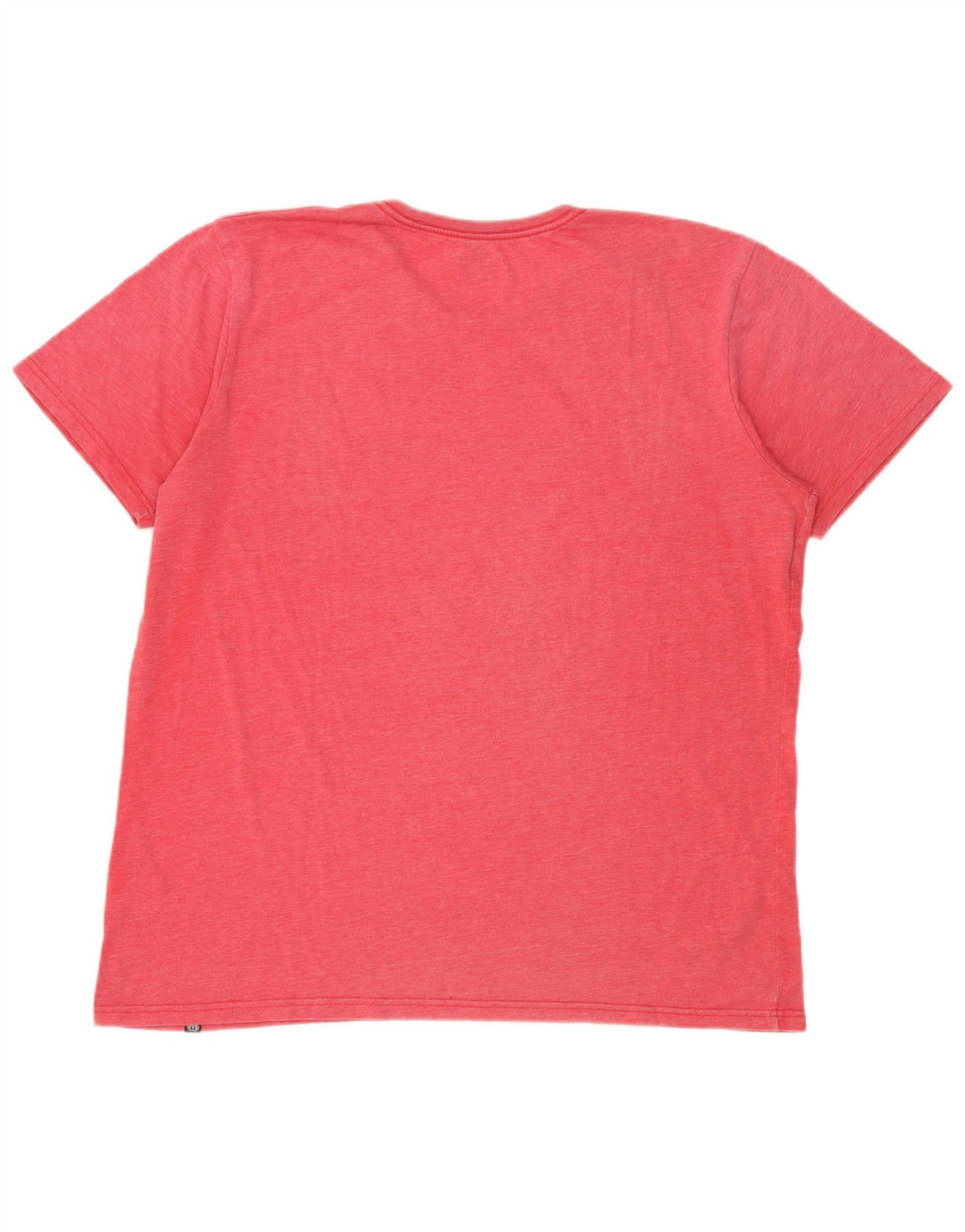 Animal Mens Graphic T-Shirt Top XL Algodão Vermelho