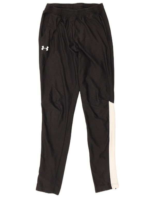 Under Armour Mens Calças de treino ajustadas em bloco colorido preto médio