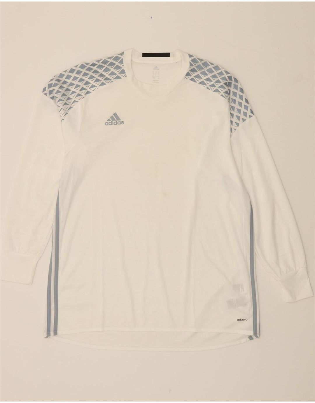 ADIDAS Mens Adizero Graphic Top Manga Longa XL Branco Poliéster