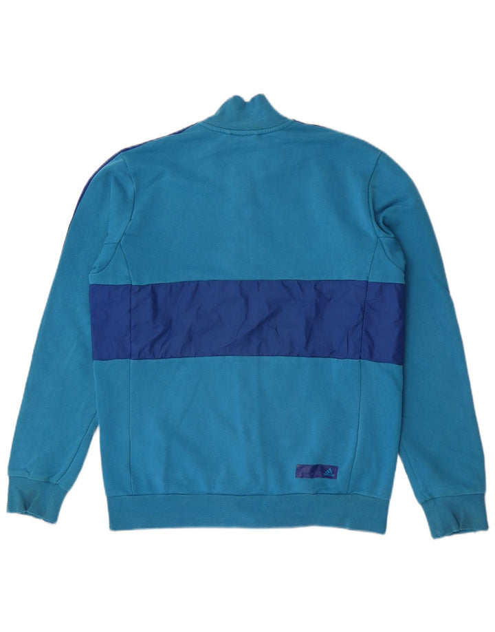 Jaqueta Adidas Masculina Graphic Tracksuit Top Azul Médio Algodão Colourblock