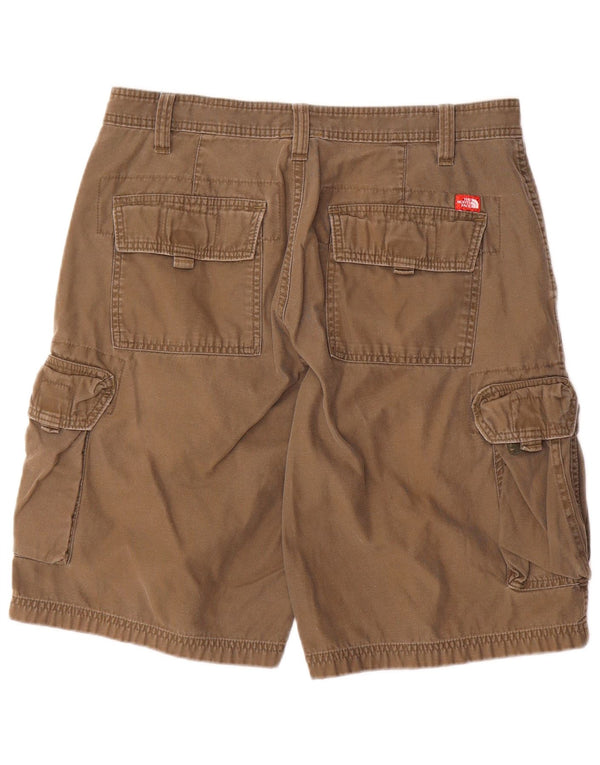 THE NORTH FACE Mens Cargo Shorts W34 Grande Algodão Bege