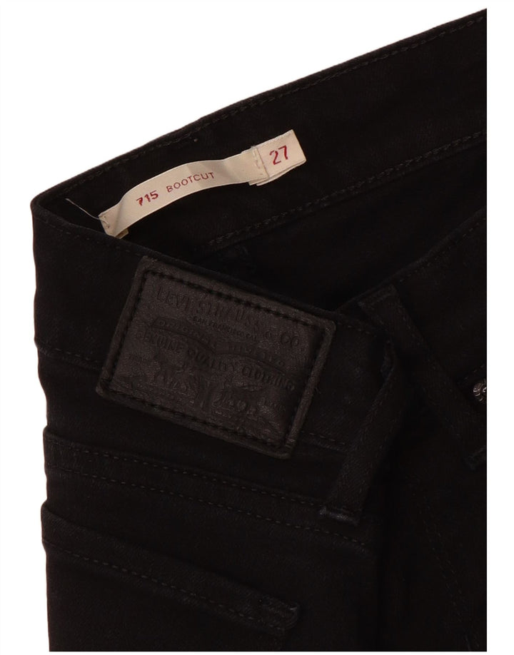 Calça jeans feminina Levi's 715 Bootcut W27 L28 preta