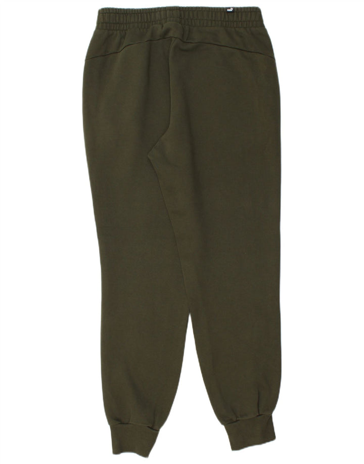 Calça de treino masculina Puma Joggers médio cáqui algodão