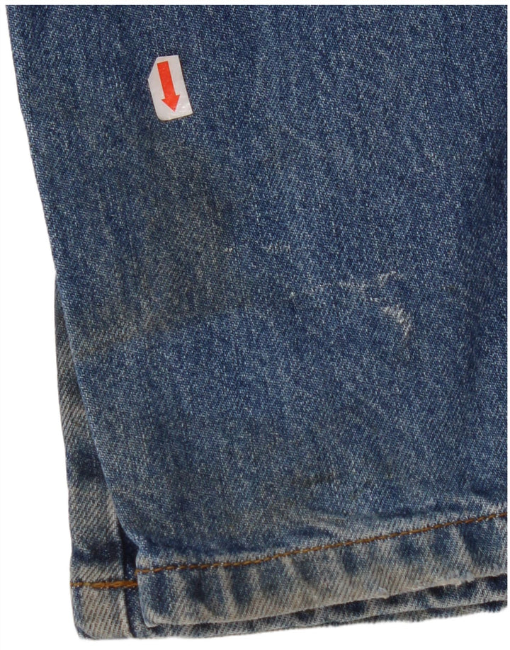 WRANGLER Masculino Texas Straight Jeans W33 L30 Azul Algodão